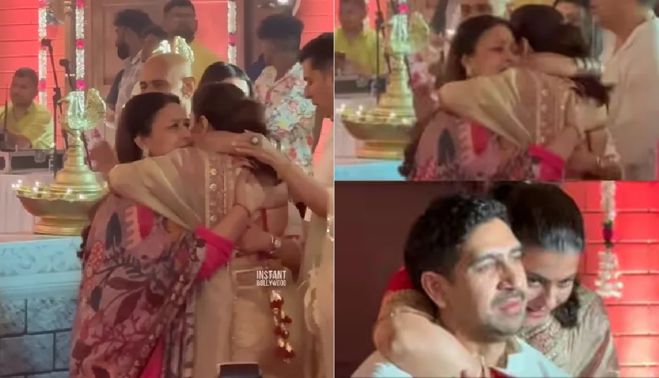 दुर्गा पूजा में काका देब मुखर्जी को याद कर काजोल और रानी हुईं भावुक, अयान मुखर्जी के भी छलके आंसू; वीडियो वायरल