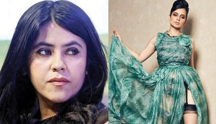 एकता कपूर-कंगना रनौत के बीच बिगड़े रिश्तों पर आया रंगोली चंदेल का रिऐक्शन