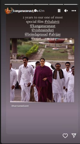 kangana ranaut,thalaivii movie,thalaivii anniversary,kangana ranaut films,kangana ranaut biographical drama,kangana ranaut acting career,kangana ranaut physical transformation,tejas movie,chandramukhi 2,emergency film,kangana ranaut as indira gandhi,bollywood actress,indian film industry,kangana ranaut directorial debut,upcoming bollywood movies,indian actresses,bollywood celebrities,women in indian cinema,bollywood news,indian political biopics,kangana ranaut role in thalaivii,kangana ranaut character transformation,thalaivii producer shailesh r singh,kangana ranauts filmography,bollywood awards,indian cinema updates,kangana ranauts versatile roles,indian historical dramas,kangana ranaut filmography,bollywood entertainment news