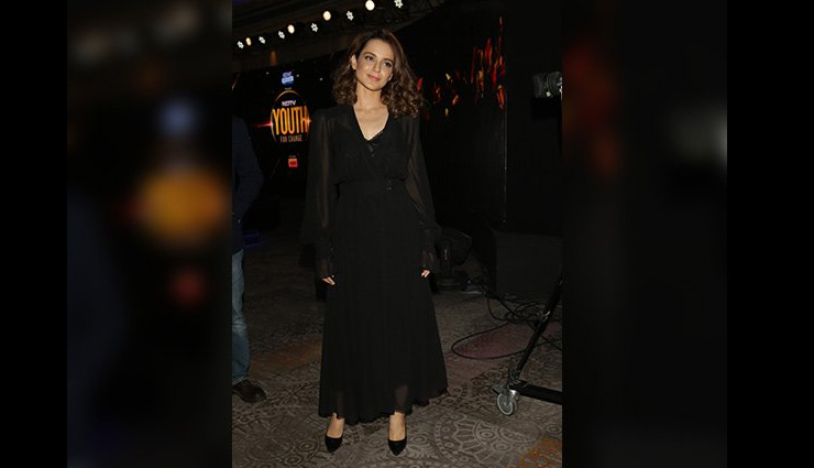 यूथ प्रोग्राम में बॉलीवुड क्वीन का बोल्ड और बिंदास अन्दाज़ ndtv youth for change,kangana ranaut,bollywood,fashion