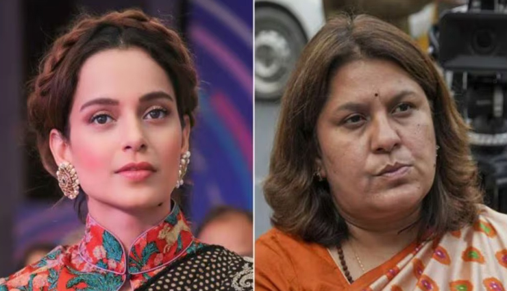 कंगना को लेकर कांग्रेस नेत्री का विवादित पोस्ट, राष्ट्रीय महिला आयोग ने EC को लिखा पत्र