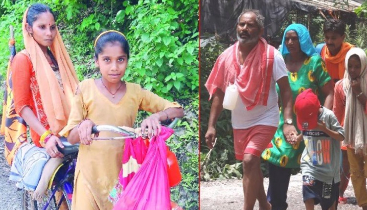 कलयुग का श्रवण कुमार निकली 14 साल की यह बेटी, मां को साइकिल पर बैठाकर करा रही कांवड यात्रा