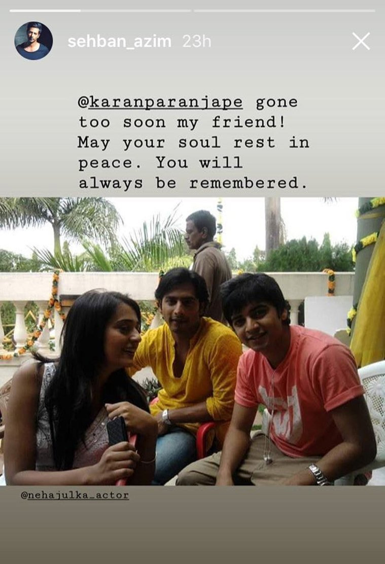 karan paranjape,dill mill gaye,karan paranjape passes away,entertainment news