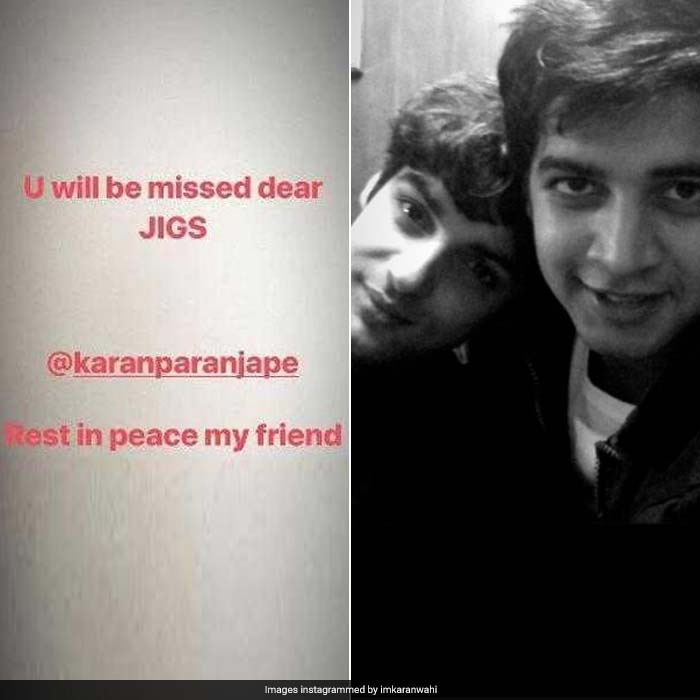 tv news,karan paranjpe,karan paranjpe dead