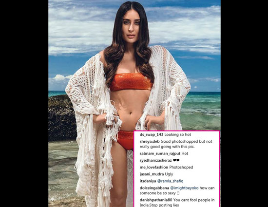 Kareena's latest pic gets trolled for being photoshopped