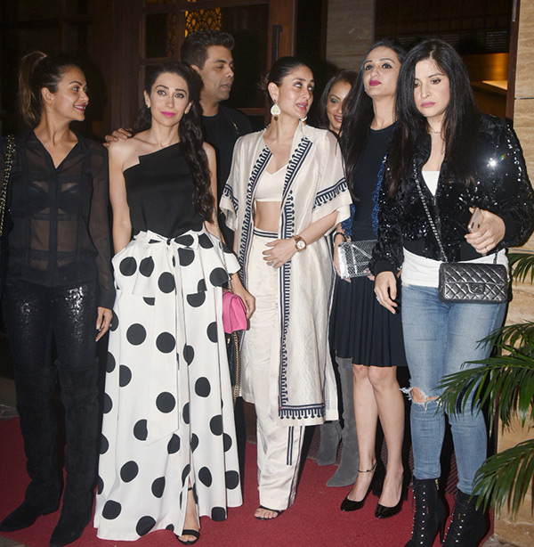 bollywood christmas party,christmas party,malaika arora,Kareena Kapoor Khan,amrita arora,karan johar,seema khan
