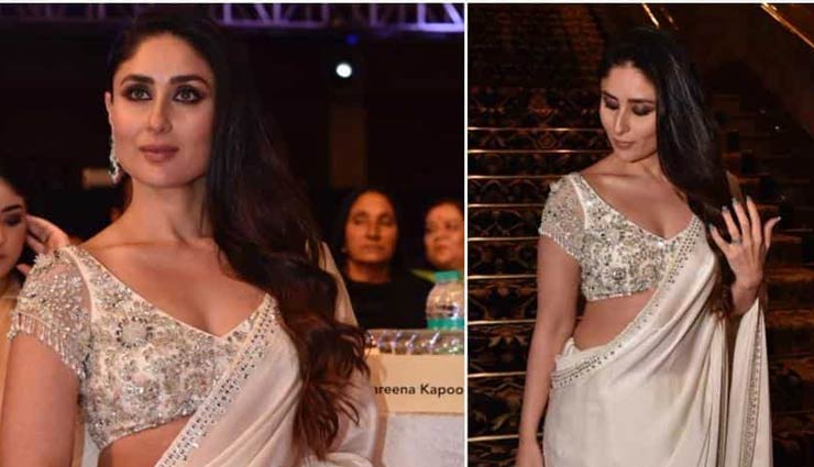 अवॉर्ड सेरेमनी के दौरान दिखा करीना कपूर का सेक्सी साड़ी अवतार, लोगों ने किया जमकर ट्रोल