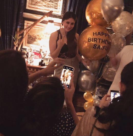 bollywood,saif ali khan,saif ali khan birthday celebration,sara ali khan,Kareena Kapoor Khan