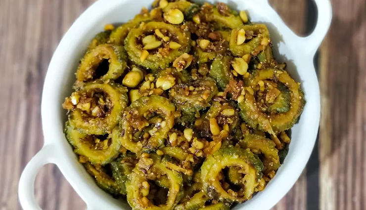 karela besan sabzi,karela besan sabzi recipe,recipe,karela sabji recipe