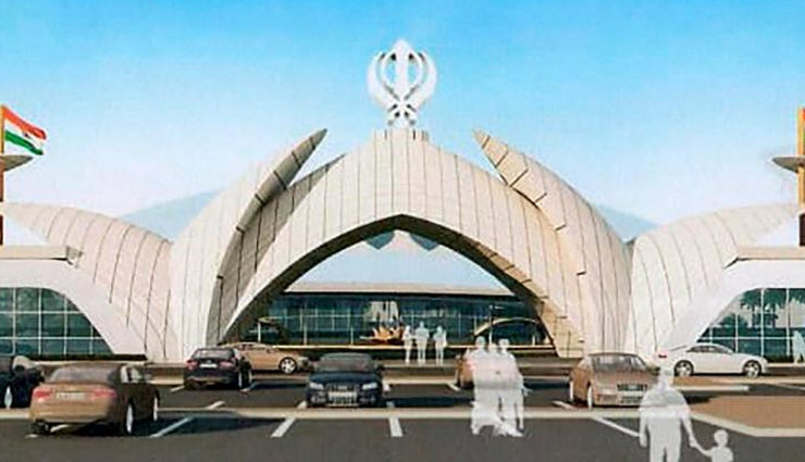 kartarpur corridor,kartarpur corridor construction resumes,news