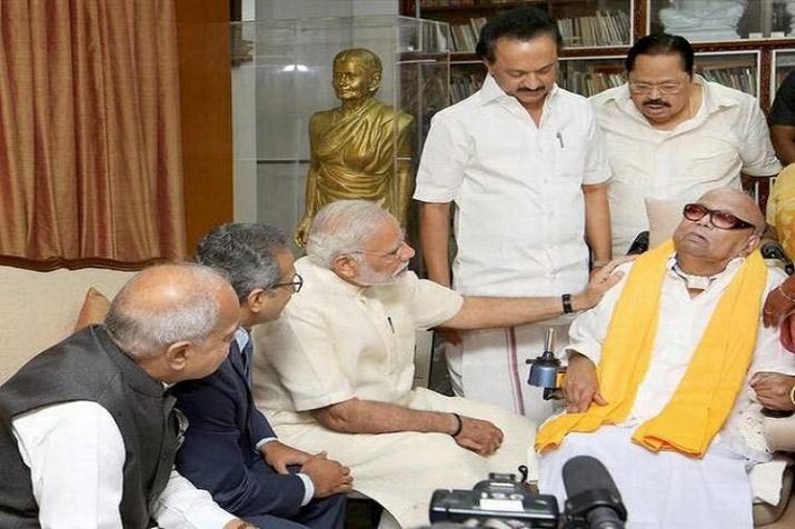 dmk president karunanidhi,hospital,chennai