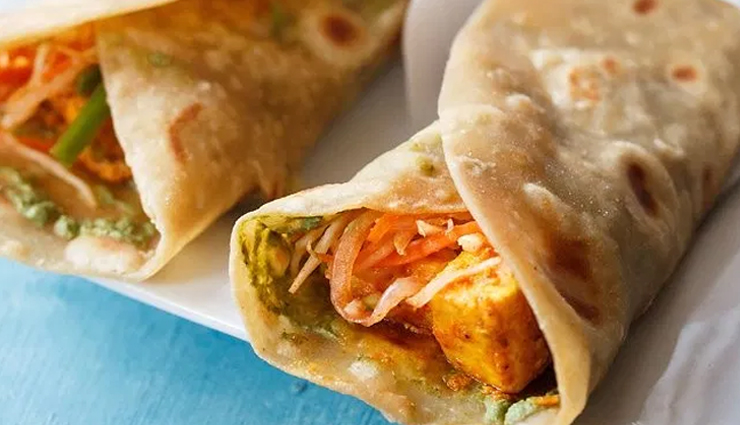 Summer Recipe- Paneer Kathi Roll