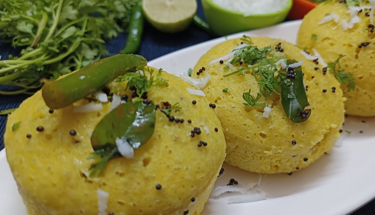 Healthy And Tasty Katori Dhokla Recipe - Perfect For Your Next Tea Time Snack!