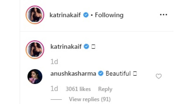 anushka sharma,anushka sharma gushes over katrina kaif,katrina kaif no-makeup look,katrina kaif instagram pic,entertainment news