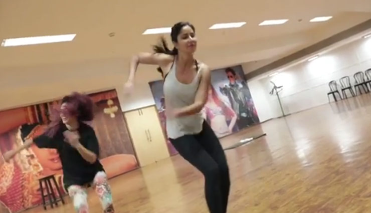 कैटरीना कैफ ने पोस्ट किया रिहर्सल वीडियो, चंद मिनटों में मिले लाखों व्यूज