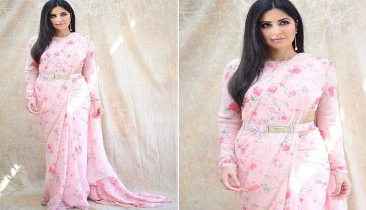 भारत फिल्म के प्रमोशन में दिखा कटरीना का साड़ी अवतार, सभी को आया बेहद पसंद fashion tips,katrina kaif fashion,celebrity fashion,katrina kaif saree look,movie bharat pramotion look