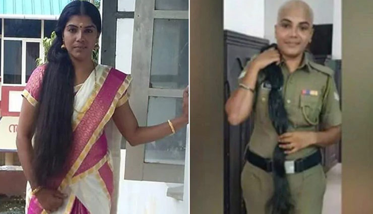 एक नेक काम के लिए इस महिला पुलिस अफसर ने मुंडवाए बाल, अनुष्का शर्मा भी हुई फैन, आप भी करेंगे तारीफ 