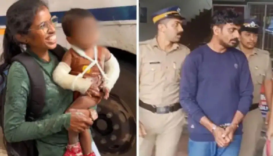 छाती पर पैर रखकर तोड़ीं पसलियां, केरल में 18 महीने के मासूम संग मां और प्रेमी की हैवानियत