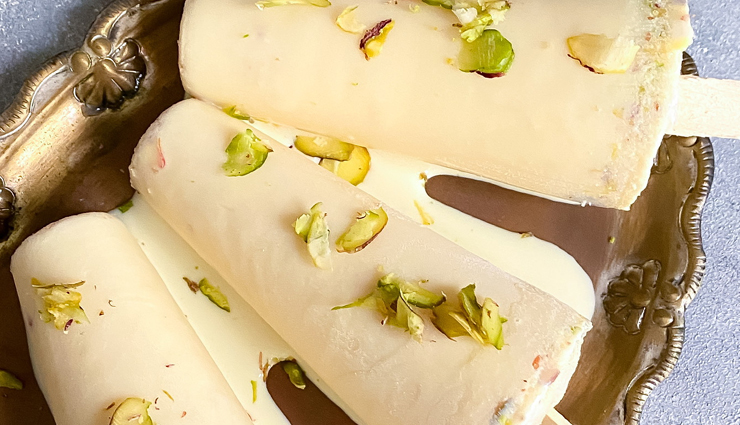 kesar pista kulfi,kesar pista kulfi recipe,kulfi recipe,pista kulfi recipe