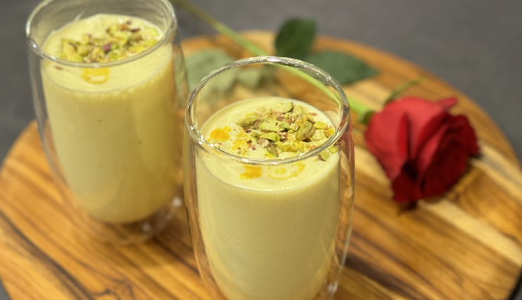 Recipe - Cool Off with Kesar Pista Lassi Perfect Summer Drink 