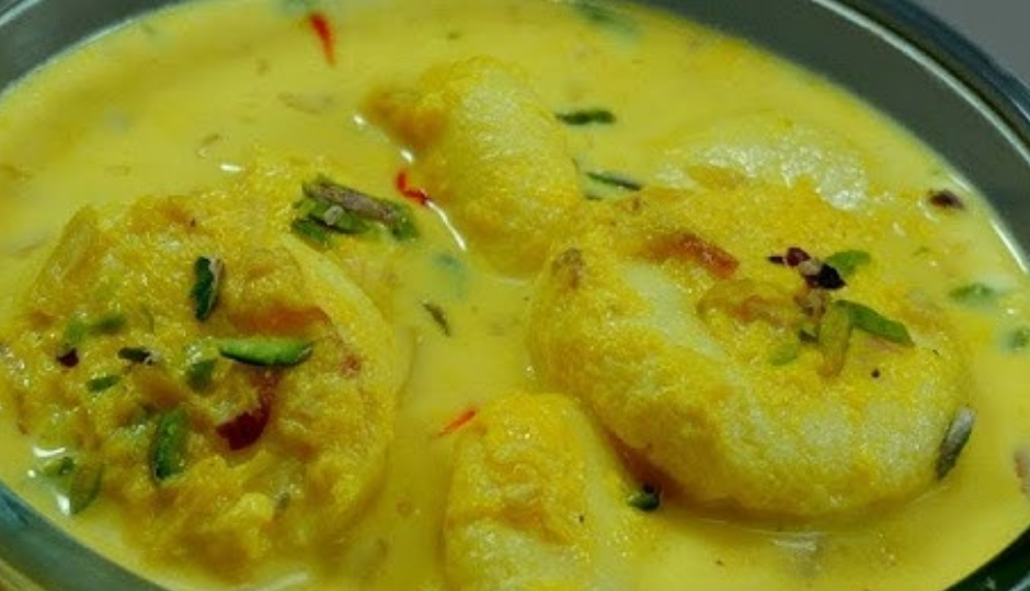 केसर रसमलाई : फटाफट तैयार हो जाती है यह शानदार मिठाई, दोस्त-परिवार के साथ जम जाएगा रंग #Recipe