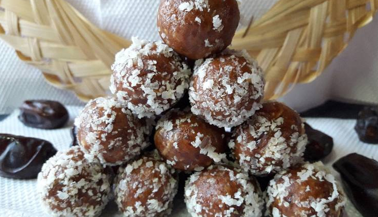 khajur ladoo,khajur recipe,ladoo recipe,sweets recipe,dessert recipe