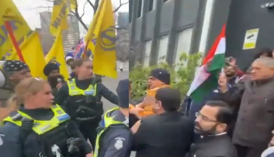 ऑस्ट्रेलिया में स्वतंत्रता दिवस समारोह के दौरान खालिस्तान समर्थकों का हंगामा, हाथापाई तक पहुंची नौबत, वीडियो वायरल