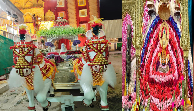 सीकर: एकादशी के अवसर पर 125 किलो चाँदी के रथ पर सवार होकर नगर भ्रमण करेंगे बाबा श्याम