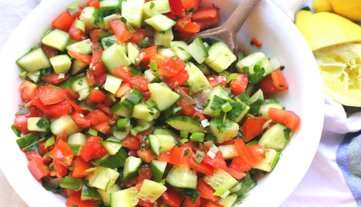 kheera tamatar salad recipe,recipe,recipe in hindi,special recipe,summer recipe