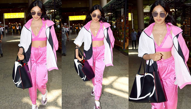 kiara advani,kiara advani pics videos,kiara advani pics,kiara advani sports bra and pants,kiara advani washboard abs,kiara advani airport fashion,kiara advani hot pics,kiara advani in pink dress,entertainmnet,bollywood news in hindi