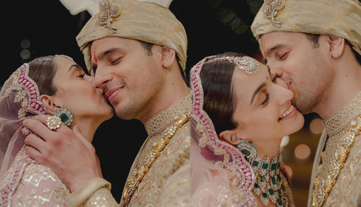 7 फेरे लेने के बाद सिद्धार्थ-कियारा ने एक दूसरे को किया किस, वेडिंग की तस्वीरें शेयर कर लिया - अब हमारी परमानेंट.... 