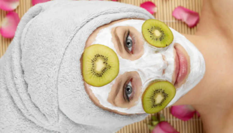 kiwi face mask,homemade kiwi face mask,kiwi face mask to get instant glow,face mask for instant glow,skin glow tips,skin care tips
