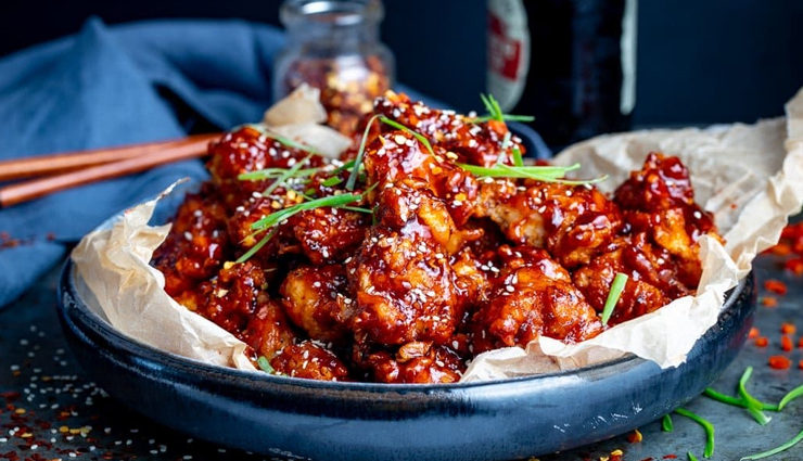 Recipe- Street Style Korean Chili Chicken