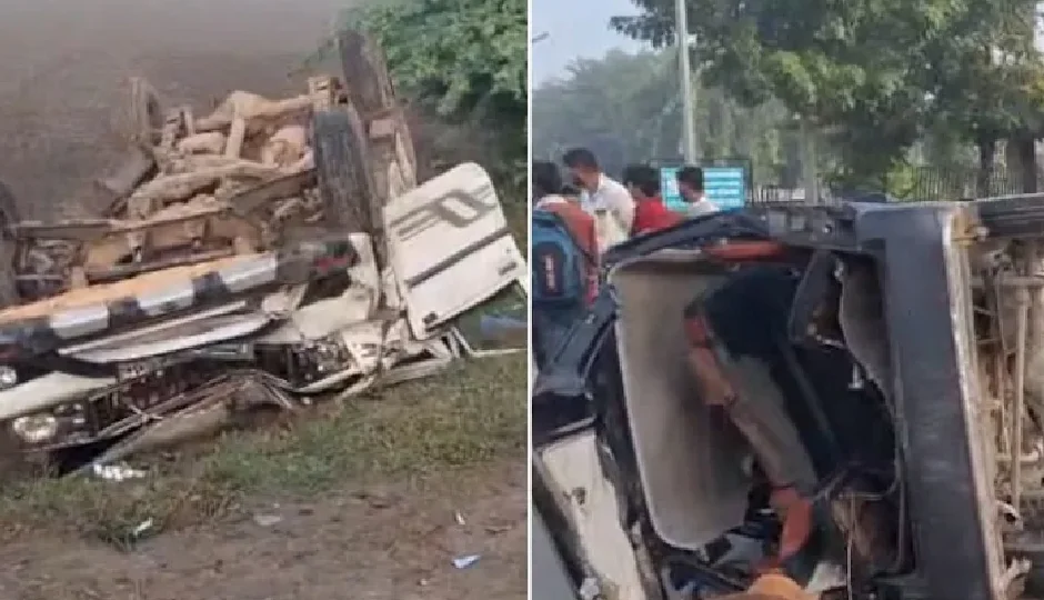 राजस्थान में दर्दनाक हादसा: स्कूल वैन और बोलेरो की भिड़ंत में 2 मासूमों की मौत, 7 बच्चे कोटा रेफर, तीन का इलाज इटावा अस्पताल में जारी