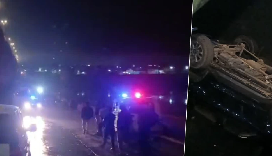 कोटा: बेकाबू एसयूवी पुलिया से चंबल नदी में गिरी, पुलिस ने 8 लोगों को सुरक्षित निकाला