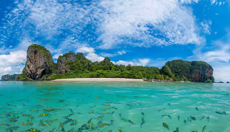 krabi,tourist spots in krabi,places to visit in krabi,railay beach,phi phi islands,tiger cave temple,koh lanta,koh poda,klong muang beach,khao khanap nam