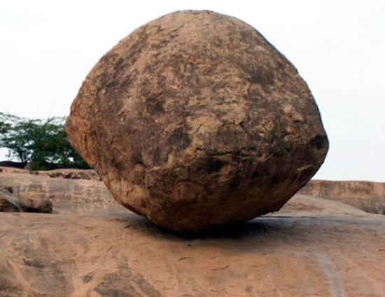 Even Gravity Cannot Move Krishna's Butter Ball