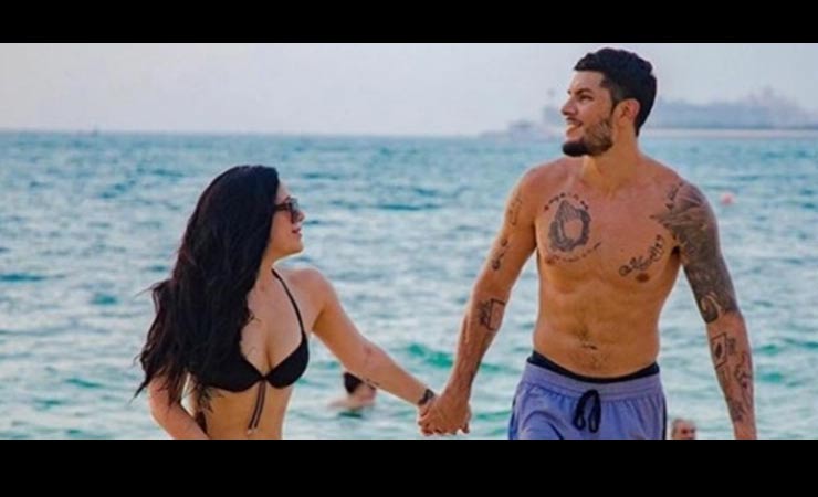 PICS- Krishna Shroff grabs eyeballs in a black bikini and tattoos on vacay with BF Eban Hayms