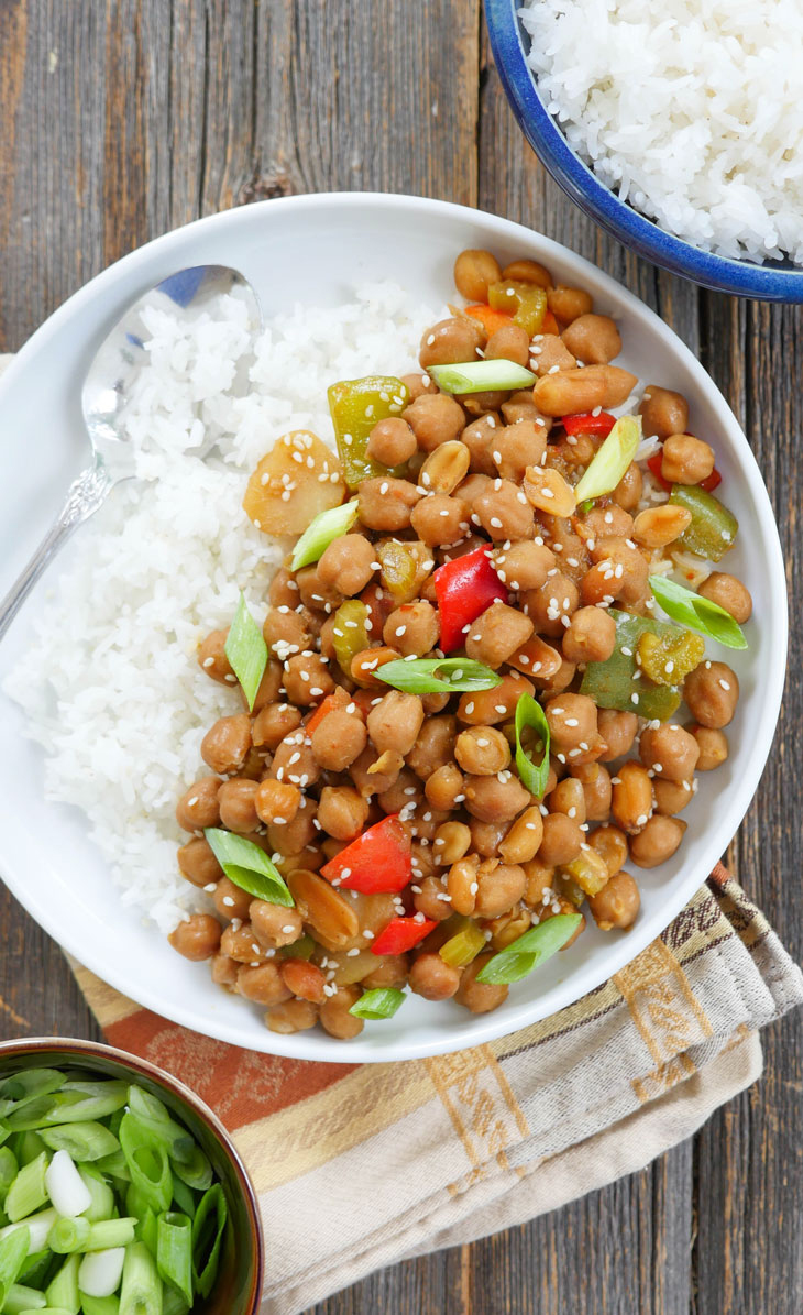 kung pao chickpeas,kung pao chickpeas recipe,recipe,dinner recipe