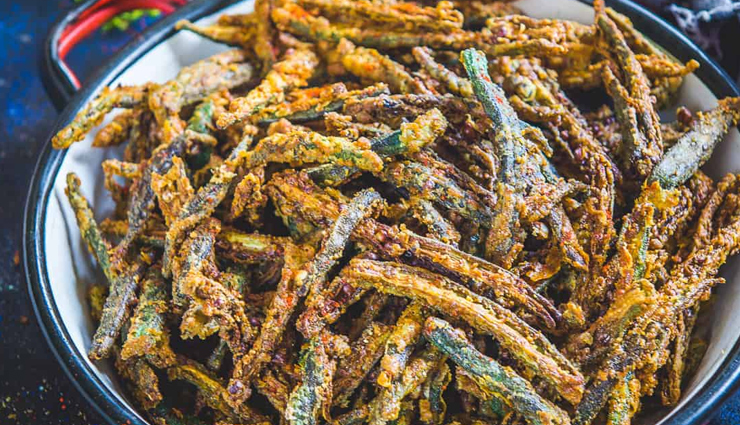kurkuri bhindi,hunger struck,food,easy reciipe