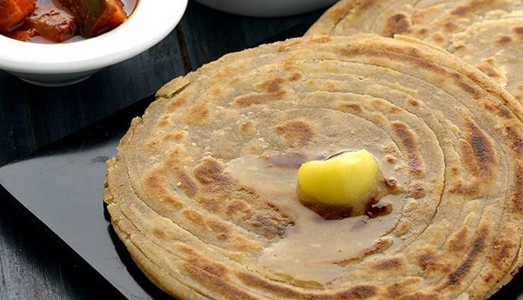 lachha parattha,paratha recipe,main course recipe