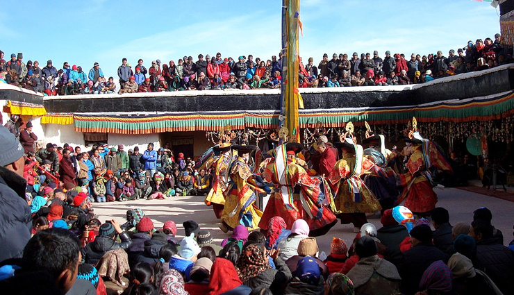festivals in ladakh,ladakh,hemis festival,losar festival,spitok gustor,stok guru tsechu festival