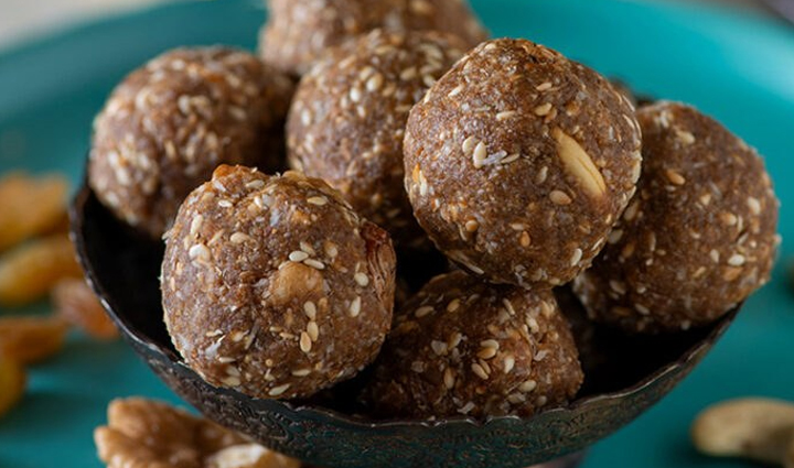 healthy to eat sesame oats ladoo,food,easy recipe