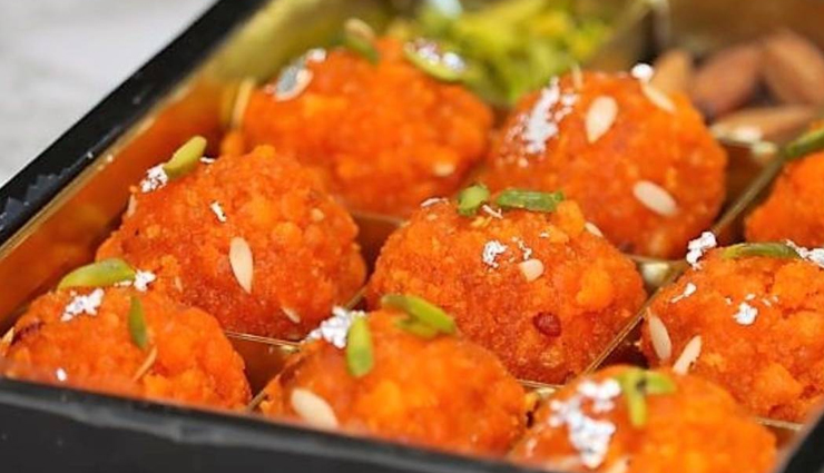 popular indian sweet boondi ladoo,food,easy recipe