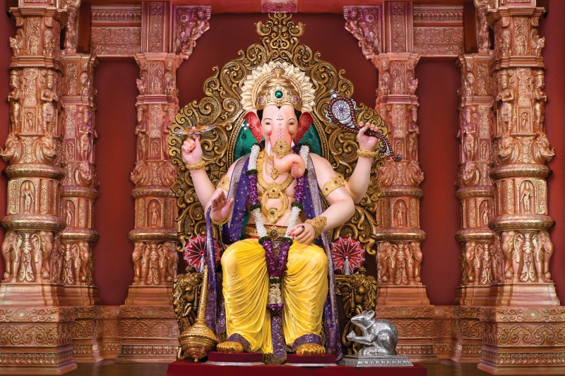 how lalbaughcha raja got its name,lalbaughcha raja