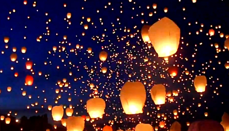 lantern festivals from around the world,lantern festivals,diwali,india,st johns night,poland,marine day lantern festival,tokyo,loy krathong,thailand,yi peng,rise lantern festival,las vegas