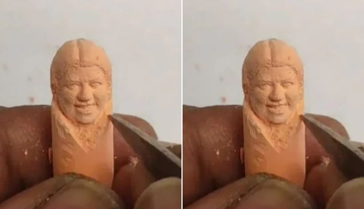 VIDEO : अपनी कला से श्रद्धांजलि देते हुए कलाकार ने चॉक पर उकेरी लता मंगेशकर की तस्वीर