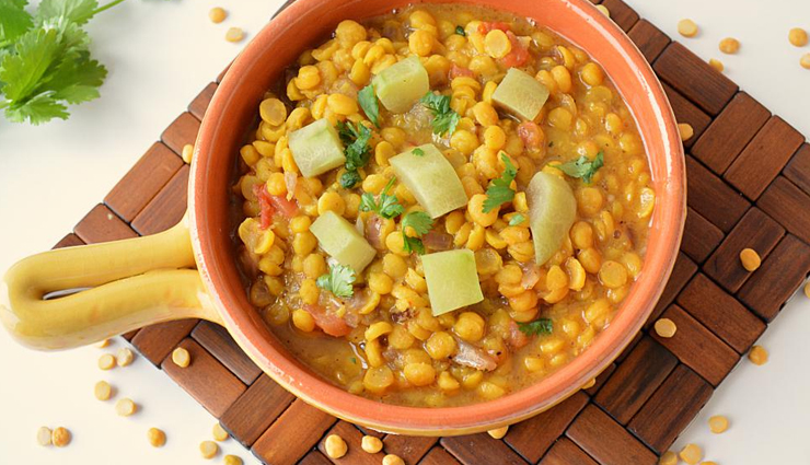 Recipe- Super Healthy Lauki Chana Dal Sabji