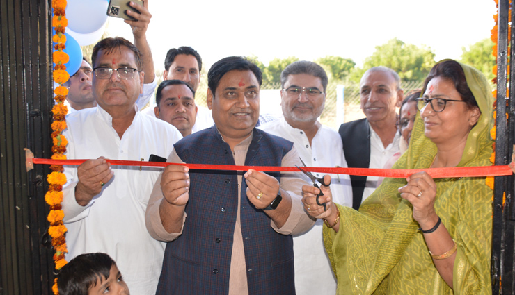 लक्ष्मणगढ क्षेत्र में शिक्षा, चिकित्सा, विद्युत, सड़कों के अनेक विकास कार्य हुए : उद्योग एवं वाणिज्य मंत्री