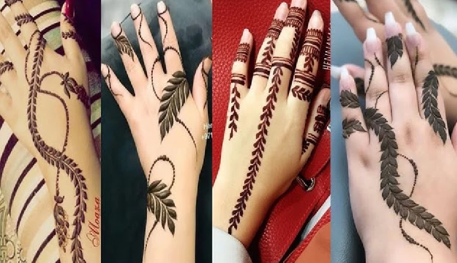 hartalika teej 2025 mehndi design,finger tip mehndi design,floral mehndi for fingers,leaf trail mehndi design,net pattern mehndi,ring style mehndi,arabic finger mehndi,trendy mehndi designs,stylish mehndi for teej,festive mehndi ideas